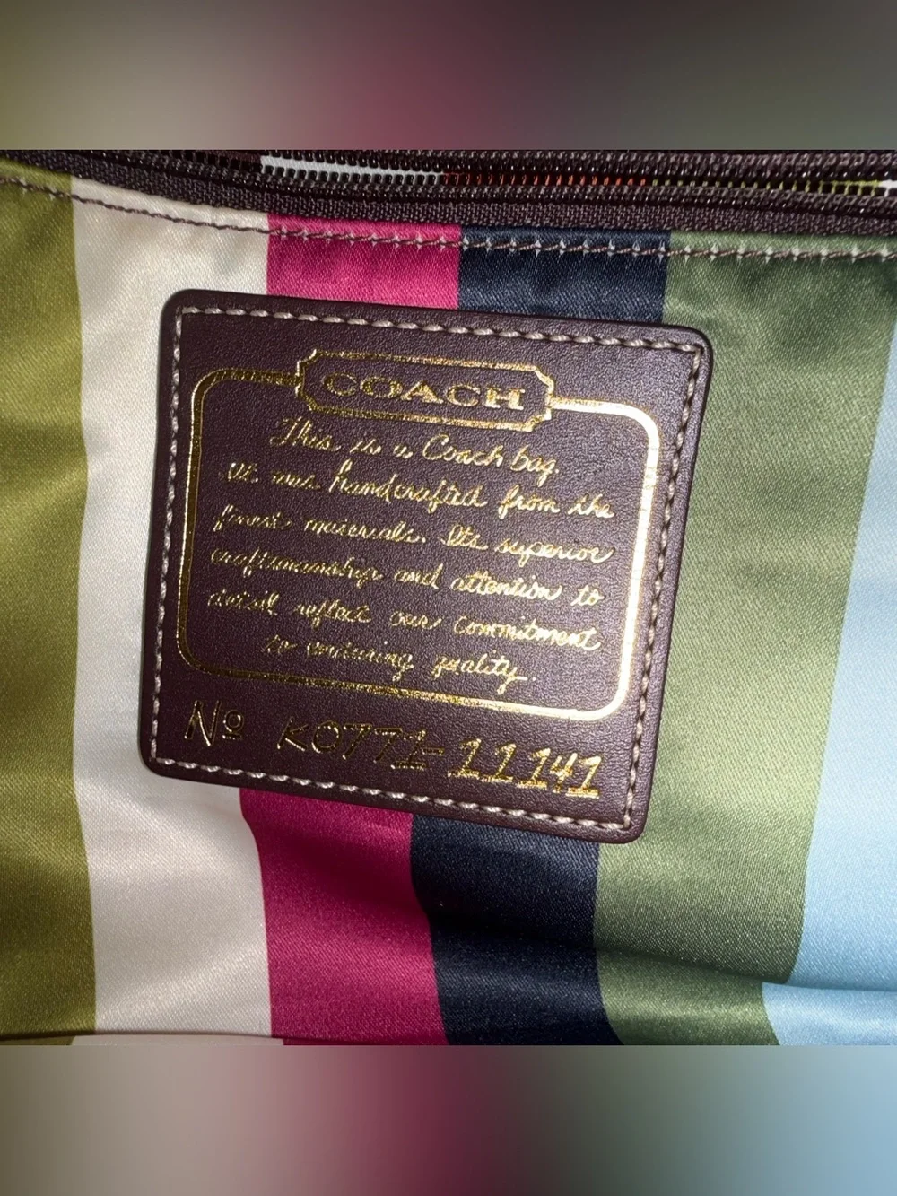 Coach excellent used